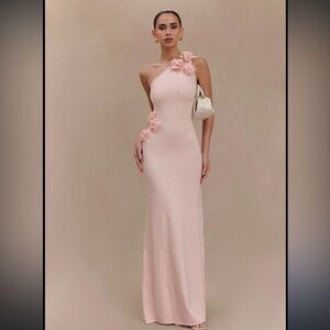 MESHKI Paloma One-Shoulder Dress